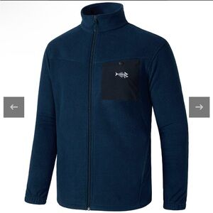BassDash Men's AllDay Full‎ Zip Fleece Jacket | Size 3XL | NWT | 1C